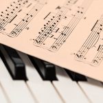 piano en muzieknoten