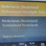 toetsenbord instelling Nederlands