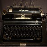 ouderwetse typemachine