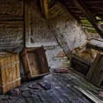 oud huis houten kistjes