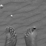 voeten strand samen