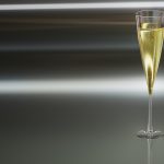 jaarwisseling champagne glazen twee