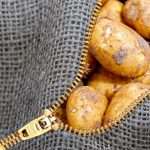 kruidentaartje aardappelen tas linnen