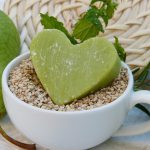 koriander zeep groen hart peer